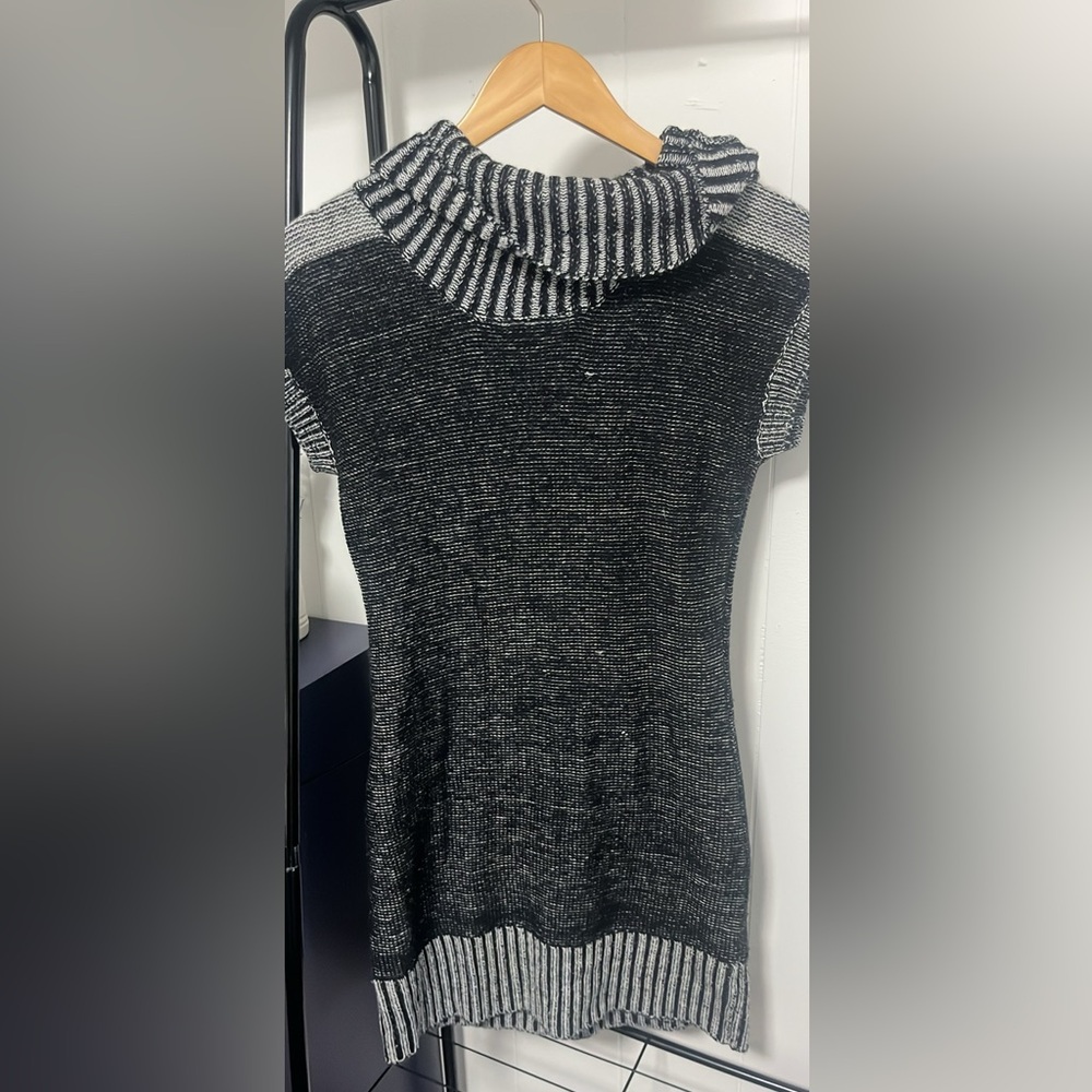 Ardene Black and Gray Knit Dress
